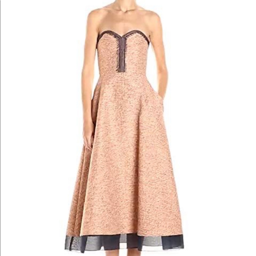 CG Sall Strapless Evening Dress